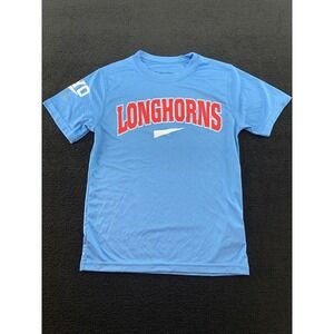 Holloway Youth‎ Longhorns Dry Excel Athletic T Shirt Blue Size S